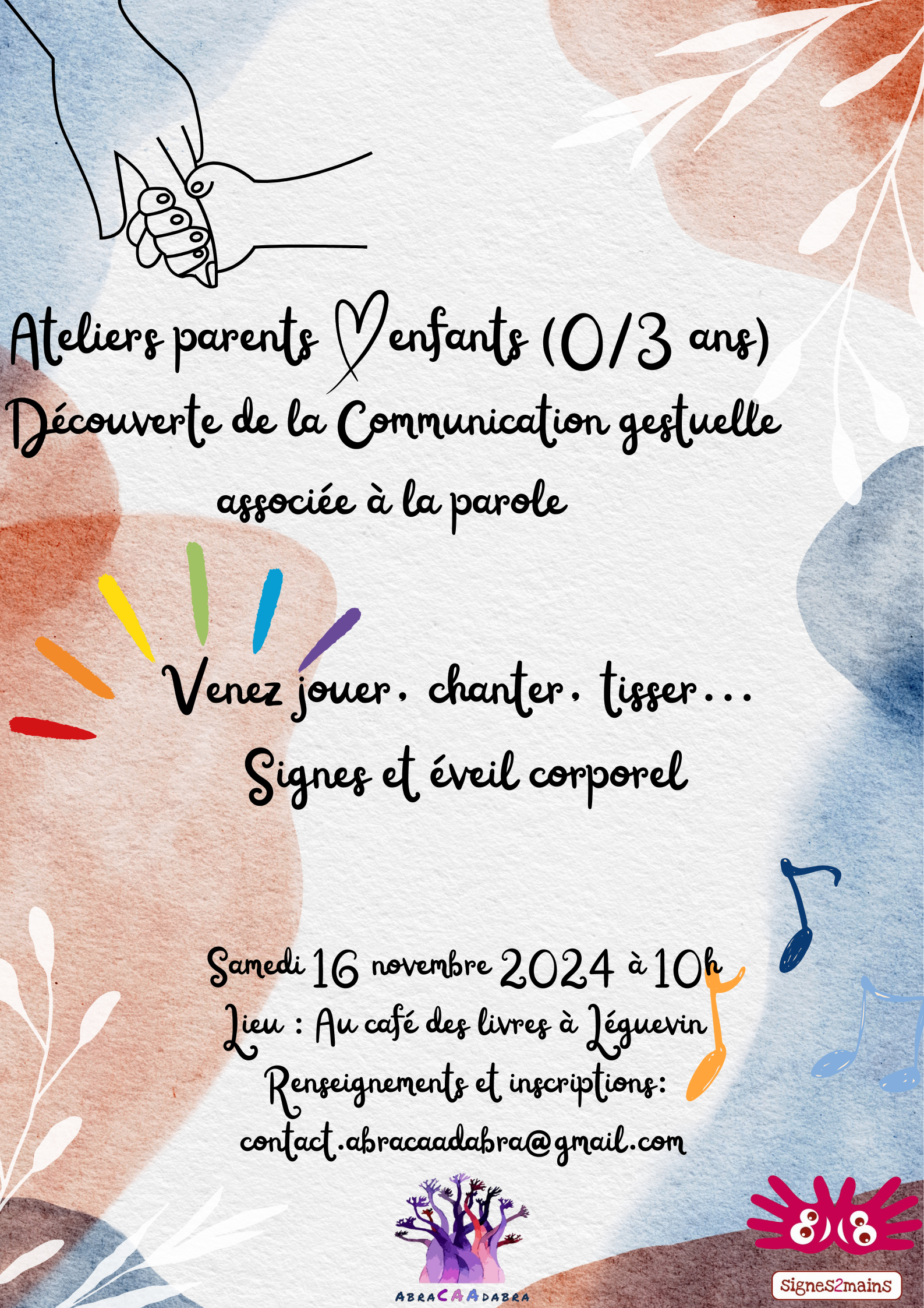 Affiche s2m café des livres