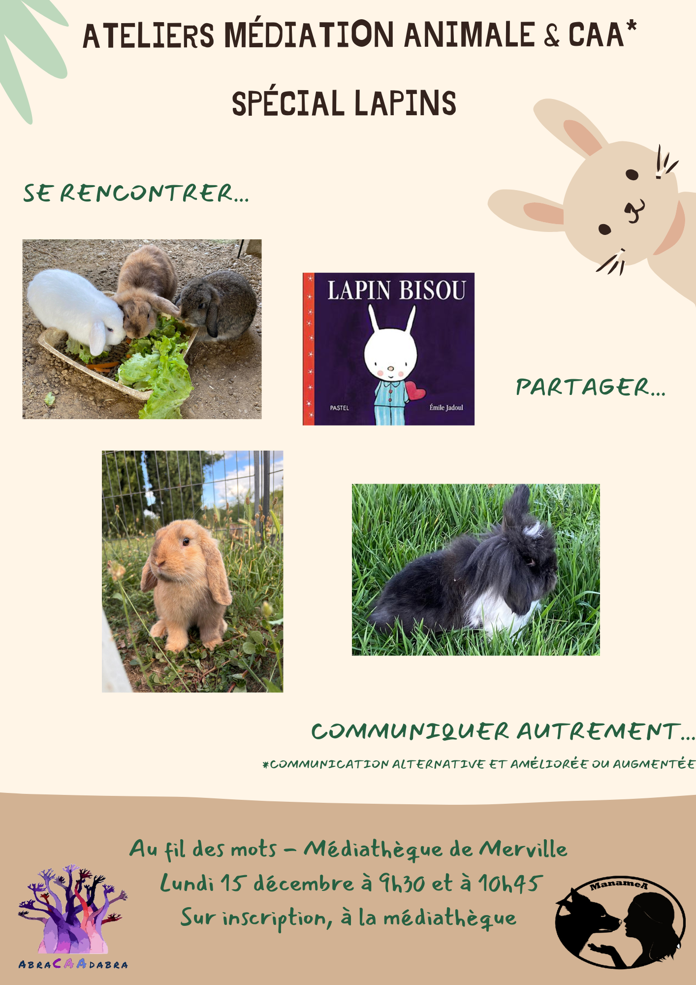 Flyer 15 décembre lapins
